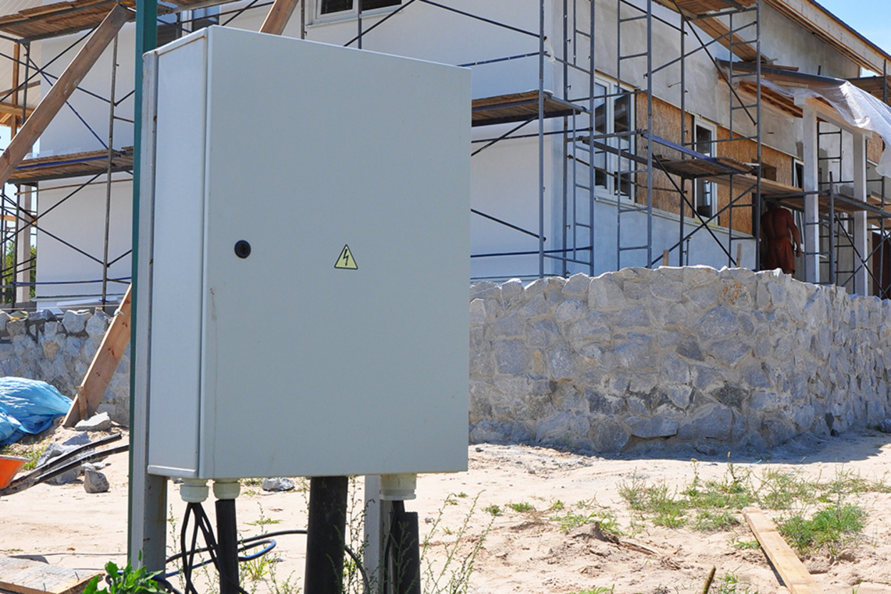 Baustrom bei Elektro Lehmann in Geslau